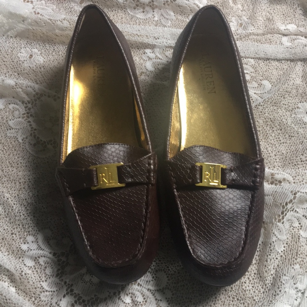 Ralph Lauren Brown Leather Loafer US 8.5